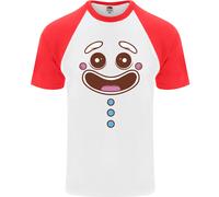 Una Maglietta Baseball S/S Uomo Gingerbread Man