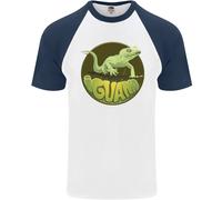 Una Maglietta Da Baseball A Maniche Corte Per Uomo Iguana Lizard
