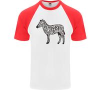 Una Maglietta Da Baseball A Maniche Corte Per Uomo Zebra