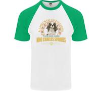 Una Maglietta Da Baseball S/S Per Uomo Con Cavalier King Charles Spaniel