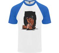 Una Maglietta Da Baseball S/S Per Uomo Con Orsetto Zombie Di Halloween