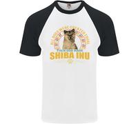 Una Maglietta Da Baseball S/S Per Uomo Shiba Inu