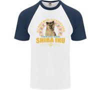 Una Maglietta Da Baseball S/S Per Uomo Shiba Inu