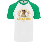 Una Maglietta Da Baseball S/S Per Uomo Shiba Inu