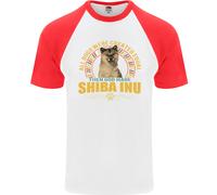Una Maglietta Da Baseball S/S Per Uomo Shiba Inu