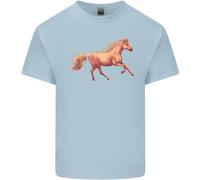 Una Maglietta Equestre Per Bambini Con Cavallo Al Galoppo