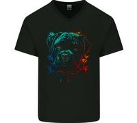 Una Maglietta In Cotone A V Per Uomo Cane Corso