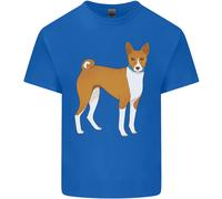 Una Maglietta In Cotone Per Uomo Basenji Hunting Dog