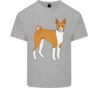 Una Maglietta In Cotone Per Uomo Basenji Hunting Dog
