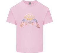 Una Maglietta Per Bambini Con Tartaruga Colorata Animali Ecologia Oceano