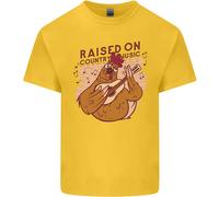 Una Maglietta Per Bambini Con Un Pollo Cresciuto A Suon Di Musica Country