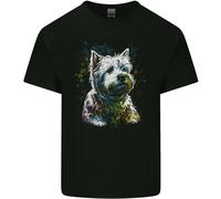 Una Maglietta Per Bambini Con Un West Highland White Terrier
