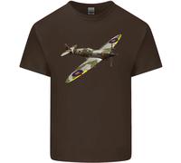 Una Maglietta Per Bambini Supermarine Spitfire Fying Solo Ragazzi E Ragazze