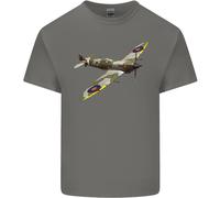 Una Maglietta Per Bambini Supermarine Spitfire Fying Solo Ragazzi E Ragazze