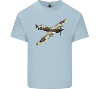 Una Maglietta Per Bambini Supermarine Spitfire Fying Solo Ragazzi E Ragazze