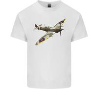 Una Maglietta Per Bambini Supermarine Spitfire Fying Solo Ragazzi E Ragazze