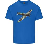 Una Maglietta Per Bambini Supermarine Spitfire Fying Solo Ragazzi E Ragazze