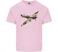 Una Maglietta Per Bambini Supermarine Spitfire Fying Solo Ragazzi E Ragazze