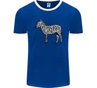 Una Maglietta Ringer Uomo Zebra FotL