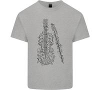 Una Maglietta T-Shirt In Cotone Uomo Per Violoncello