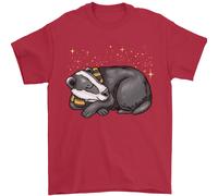 Una Maglietta Uomo Con Tasso Che Dorme 100% Cotone