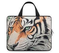 Una Mano Disegnata Tigre Laptop Sleeve Ultra Sottile, Impermeabile 15 Pollici Laptop Tote, Portatile Protettiva Borsa Del Computer Con Cinghia A Mano
