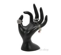 UNA MANO PORTAGIOIE PORTAGIOIELLI NERO ALTEZZA CA. 21 CM