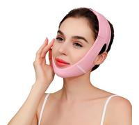 Una maschera a V, maschera per il mento, doppio mento, cintura dimagrante per il viso, maschera lifting doppio mento, doppio mento, riduzione del viso, maschera dimagrante a forma di V.