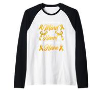 Una mente errante ma un cuore che è sempre consapevole dell'ADHD Maglia con Maniche Raglan