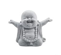 Una meravigliosa aggiunta al tuo spazio statue di Budda pesanti in un design resiliente (A)