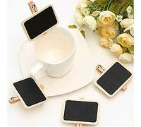 una mini lavagna di gesso, Mini clip quadrate for lavagna da 50 pezzi for appunti for prendere appunti su etichette alimentari