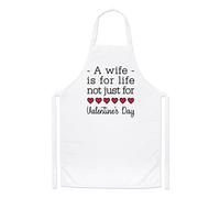 Una Moglie Is For Life Non Just Per Valentines Giorno Chef Grembiule Funny Love