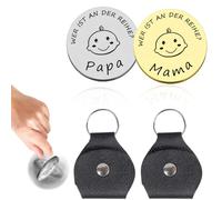 Una Moneta Decisionale Perfetta Come Regalo, 2 Pezzi Neonato Maschio Femmina, Neomamma, Mamma, Accessori Utili, Regalo per bambini e bambine
