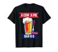 Una Mucca, Un Maiale è Ora di Bar-B-Q. Maglietta