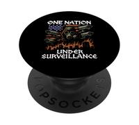 Una nazione sotto sorveglianza 1984 Stato di polizia Nessuna privacy PopSockets PopGrip Adesivo