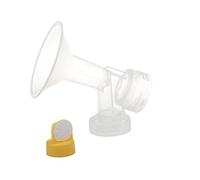 Una nuova generazione di casse acustiche più comode， One-Piece Coppa per il seno w / valvola, membrana per Medela tiralatte (Pump in Style, Lactina, Symphony, Singola Deluxe, Doppia Facilità, Manuale); Sostituire Medela PersonalFit Coppa per il seno, connettore, valvola / membra di Maymom (di diametro con i capezzoli 25mm)