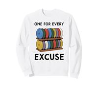 Una per Ogni Scusa Men Joke Disc Golf Felpa