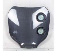 una piastra faro per auto carbonio / 2 x 12v 20w ø50mm nuovo