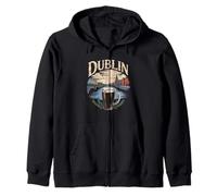 Una Pinta sul Liffey Felpa con Cappuccio