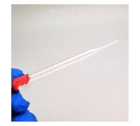 una pipetta di vetro, Pipetta contagocce in vetro non graduata 100-150 mm 10 pezzi con testa in gomma(120mm)