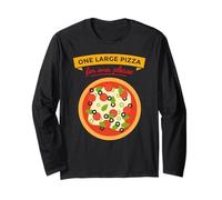 Una Pizza Grande Solo per Me Umorismo Gustoso Maglia a Manica