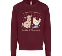 Una Ragazza Che Ama Capre E Polli Felice Maglione