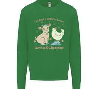 Una Ragazza Che Ama Capre E Polli Felice Maglione