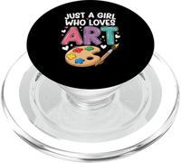 Una ragazza che ama l'arte Carine ragazze che tornano a scuola PopSockets PopGrip per MagSafe