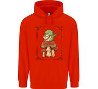 Una Rana Che Suona La Chitarra Su Un Toadstool Felpa Uomo