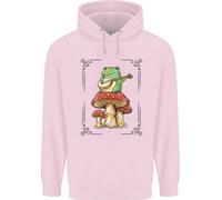 Una Rana Che Suona La Chitarra Su Un Toadstool Felpa Uomo