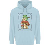 Una Rana Che Suona La Chitarra Su Un Toadstool Felpa Uomo