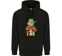 Una Rana Che Suona La Chitarra Su Un Toadstool Felpa Uomo