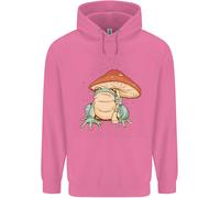 Una Rana Sotto Un Ombrello A Funghetto Felpa Per Bambini