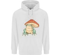 Una Rana Sotto Un Ombrello A Toadstool Felpa Uomo